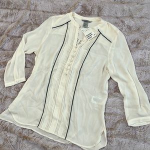 H&M sheer blouse
